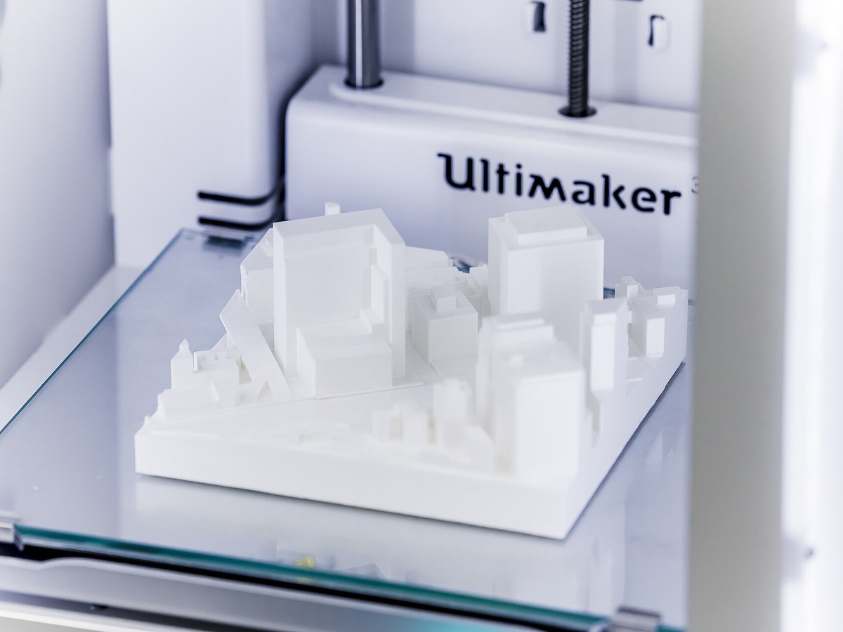 Maqueta arquitectónica impresa en 3D